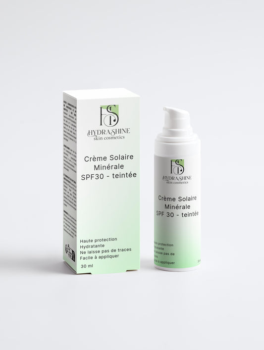 Crème solaire Minérale SPF30 - teintée